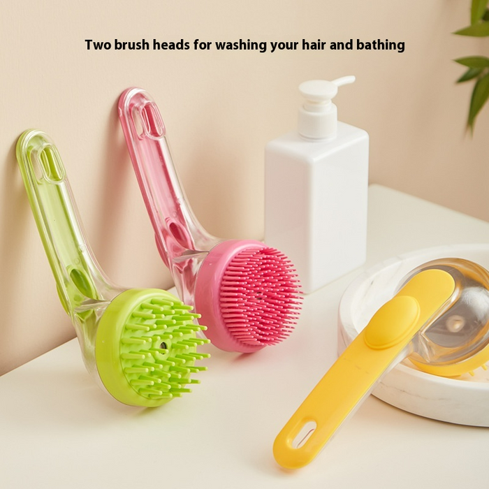 Brosse de massage pour cuir chevelu