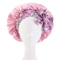 Ensemble de bonnets de nuit en satin — adulte et enfant
